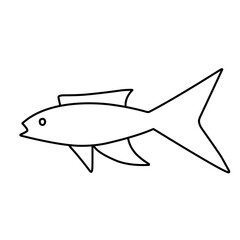 fish line icon