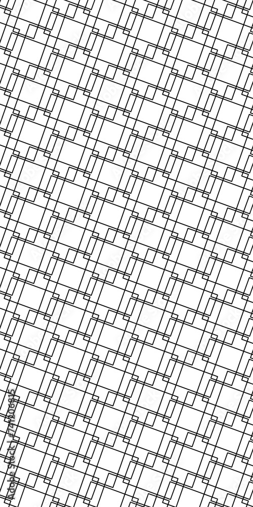 Aufkleber square seamless pattern line transparent png file for elements design template portrait
