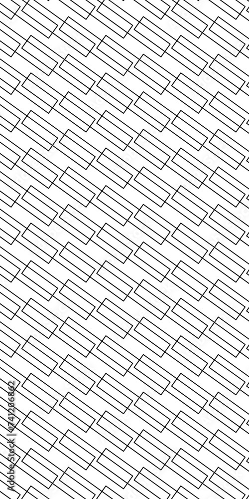Poster square seamless pattern line transparent png file for elements design template portrait