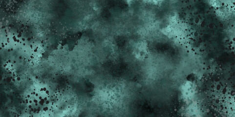 blue grunge background or texture. smoke vape gray rain cloud,mist or smog smoke exploding canvas element. dark cosmic powder Scattered Copy Space messy. Watercolor wash aqua painted texture grungy .