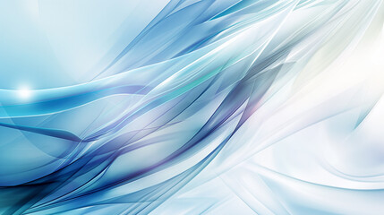 Fototapeta premium 波打つ透明の抽象