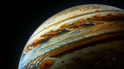 planet jupiter in outer space