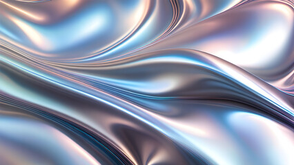 silver-fluid-in-motion-creating-abstract-shapes-holographic-shimmering-effect-metallic-texture