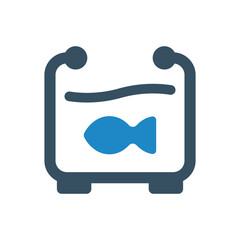 aquarium icon vector illustration
