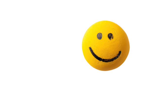 International Day of Happiness isolated on transparent background, Generative ai.