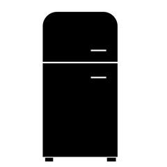 Empty paper sheet on fridge door