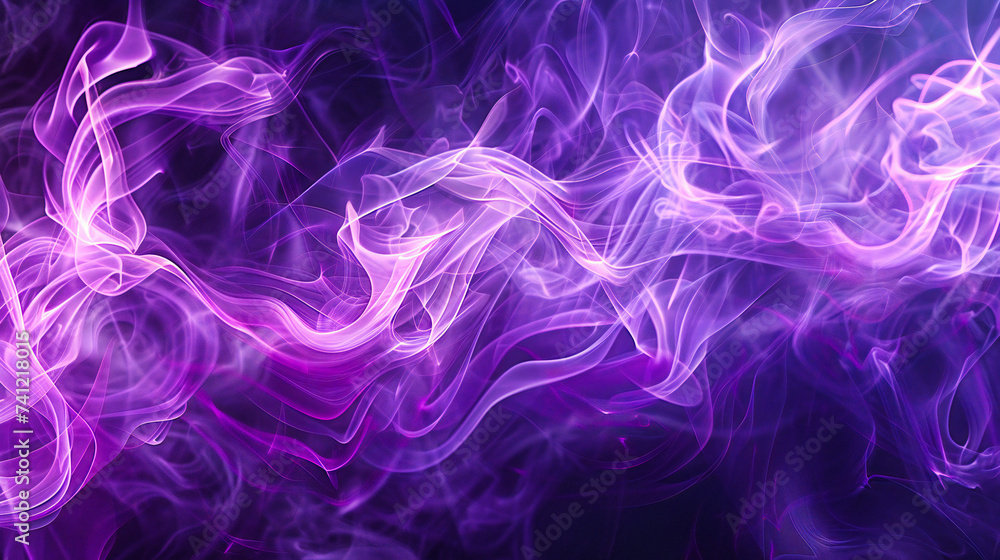 Aufkleber fusion of energy and light, an abstract realm where bright fractals and dynamic shapes converge in a