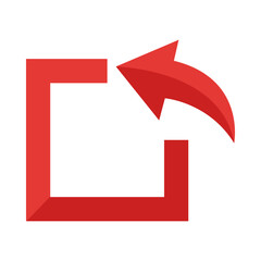 Import Vector Flat Icon Design