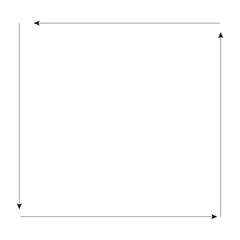 Four-sided arrow icon. Element of simple icon for websites, web design, mobile app, info graphics. Thin line icon for website design and development, app development .Four-sided arrow vector.