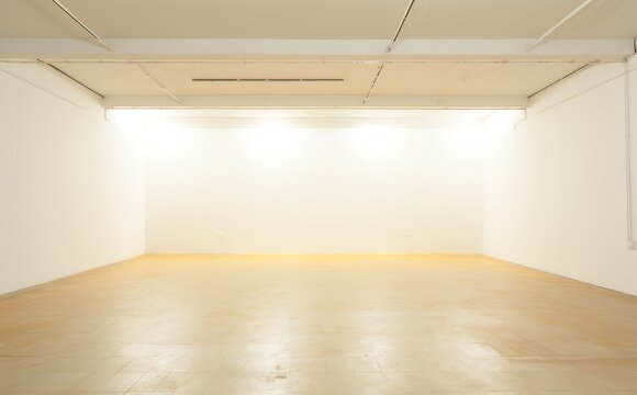 Light yellow room dirty old soft meon shadow window floor and wall indoor present background