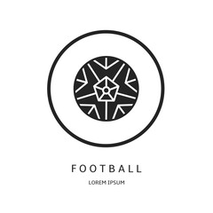 Logo vector design for business. Football logos.