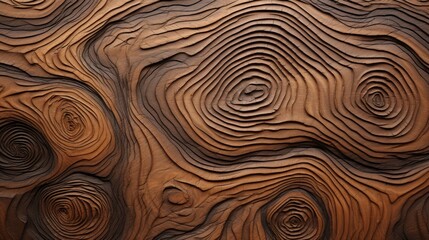 Delve into the organic warmth of a wooden cut texture. Ai Generated