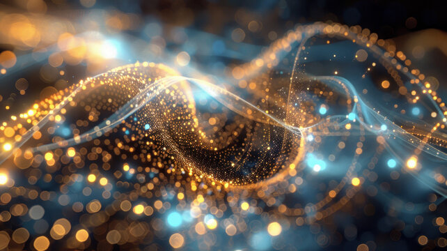 Quantum Computings Boundless Horizon A visual journey into the core of a quantum processor where particles entangle to unlock computings future Abstract quantum elegance