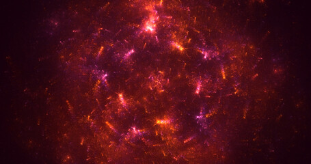 Fractal 3D rendering abstract and shiny background. Its not AI Generatd illustration.