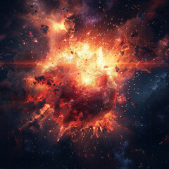 Supernova explosion a stars final brilliant outburst illuminating the cosmos with its dying light