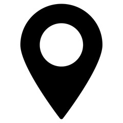 Location pin icon. Map pin place marker. Location icon. Map marker pointer icon set. GPS location symbol collection.