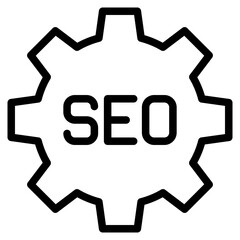 gear, seo icon