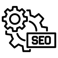 gear, seo icon
