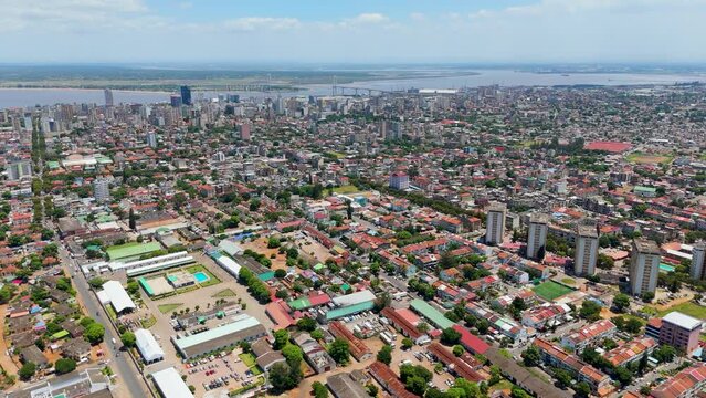 aerial view of maputo, mozambique