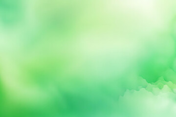 Abstract Gradient Smooth Blurred Watercolor Green Background Image