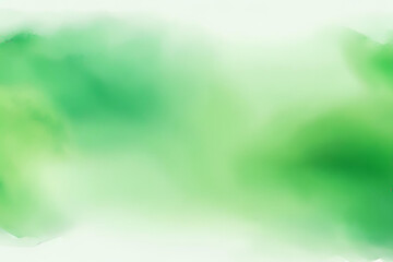 Obraz premium Abstract Gradient Smooth Blurred Watercolor Green Background Image