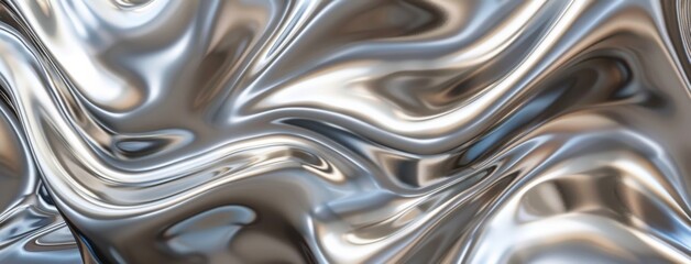 metallic silver and stainless steel pattern, seamless abstract background