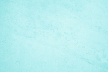 Pastel blue and white concrete stone texture for background in summer wallpaper. Cement and sand wall of tone vintage. Decorative abstract wall of light cyan color painted, Beautiful mint green decor.