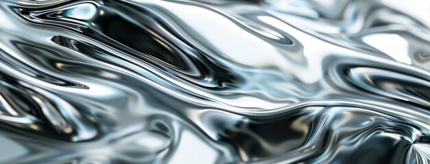 metallic silver and stainless steel pattern, seamless abstract background