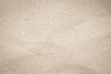 Fototapeta premium Old paper vintage texture surface for background. Recycle pale brown paper crumpled texture, Cream color recycled kraft paper texture blank with copy space for text.