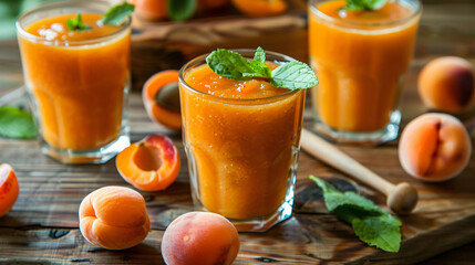 Apricot smoothies