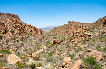 The Arid and Rugged Terrain of Big Bend National Park, in southwest Texas