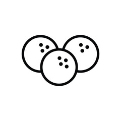 meatball icon vector design template simple and clean