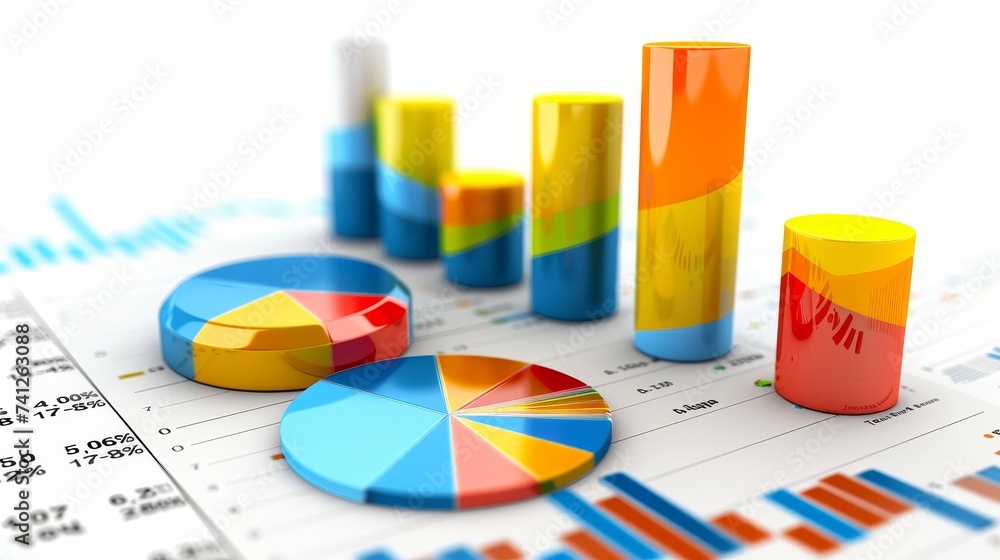 Poster empowering interpretation: mastering data with diagrams, graphs, and charts