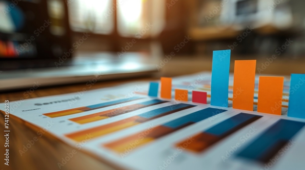 Poster enhancing data interpretation: exploring diagrams, graphs, and charts