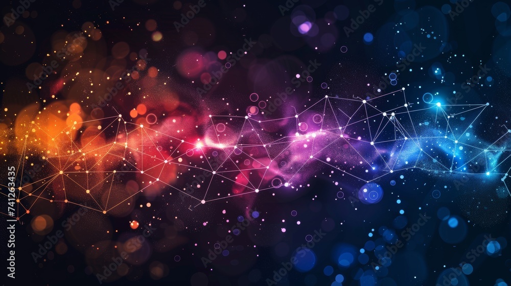 Poster exploring data relationships: diagramming connections for insight