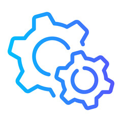 settings Line Gradient Icon