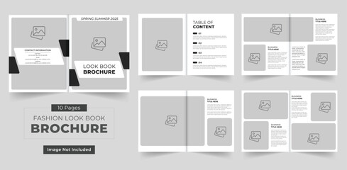 Fashion Look book Brochure Template