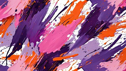 Abstract scratches and paint splashes with contemporary design. Splatters background