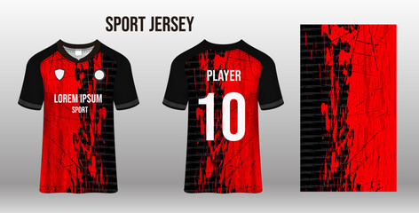 Sport jersey design fabric textile for sublimation © Cristopo