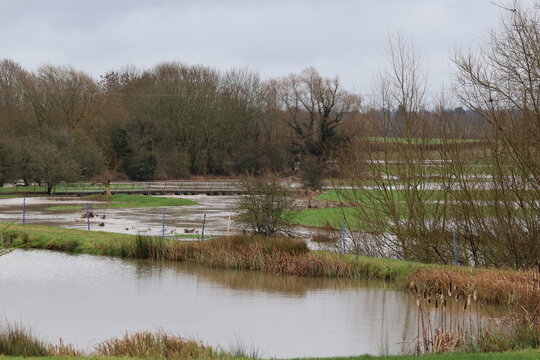 Flood water storm weather 