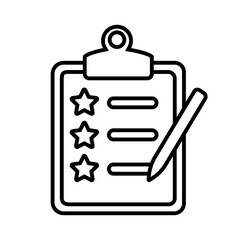 Wish List icon vector. achievement illustration sign. check list symbol.
