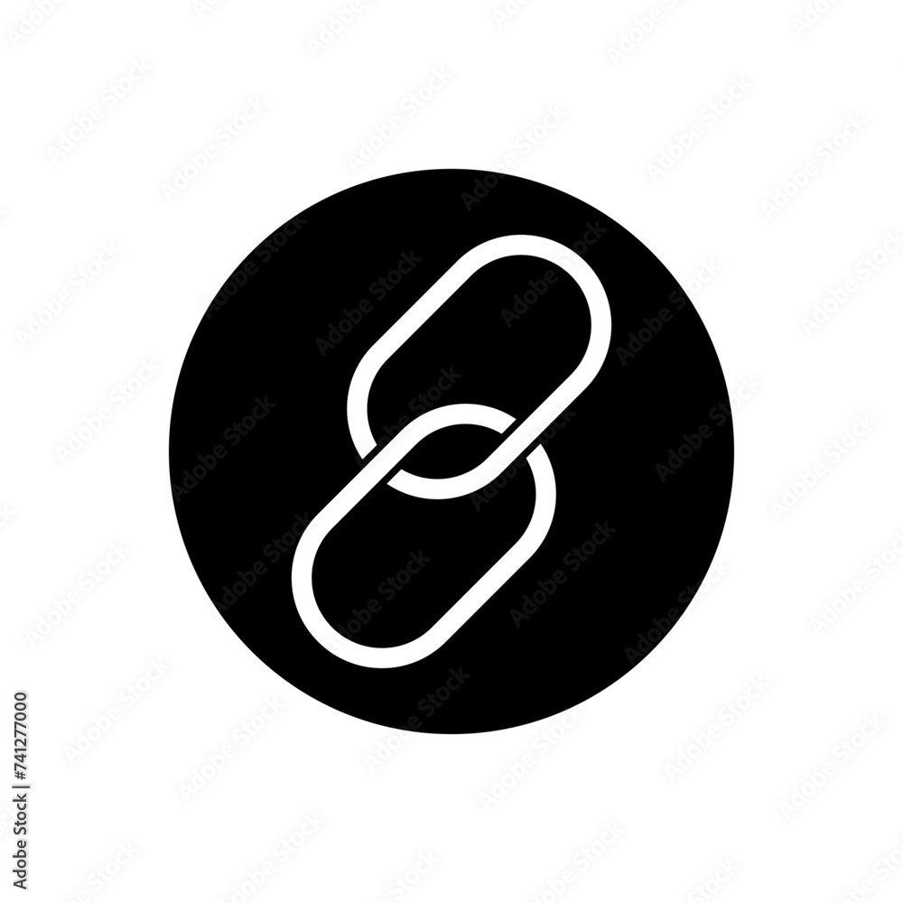 Poster link icon vector. web address illustration sign. website symbol or logo.