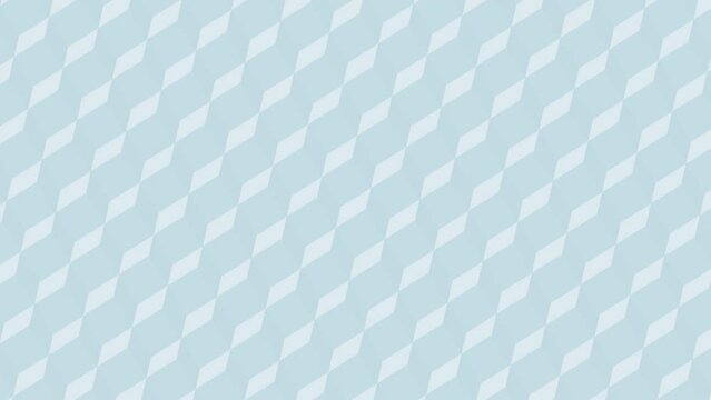 フラットなブロックのパターン　白　ループ　色の変化