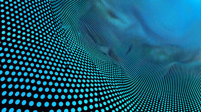 Blue halftone background