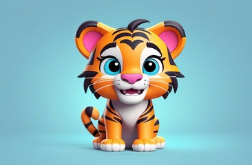 cartoon tiger