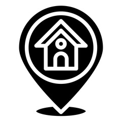 HOUSE,location,building,pin,map.svg