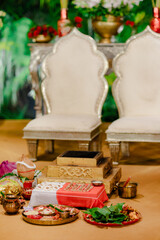 Indian Hindu wedding rituals sacred fire