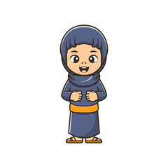 Islamic character Ramadan vector 
