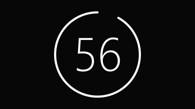 60 second timer countdown 