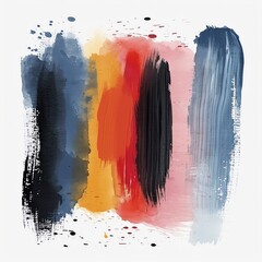 Modern Abstract Paint Strokes